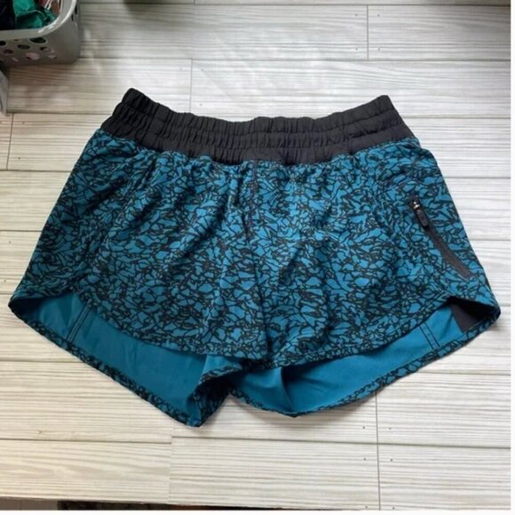 Lululemon Tracker Short IV Ice Breaker Capri Black size 6 - Picture 2 of 8